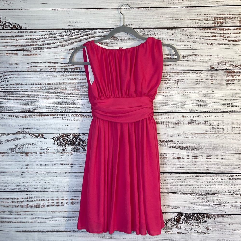Neiman Marcus Helena Girls Size 8 Dress Wedding Flower Girl Hot Pink